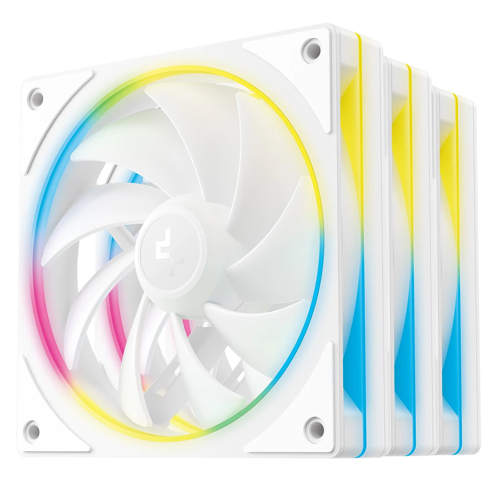 DeepCool FL12 SE 3 kappaleen pakkaus 120 mm ARGB PWM -kotelotuuletin - Valkoinen