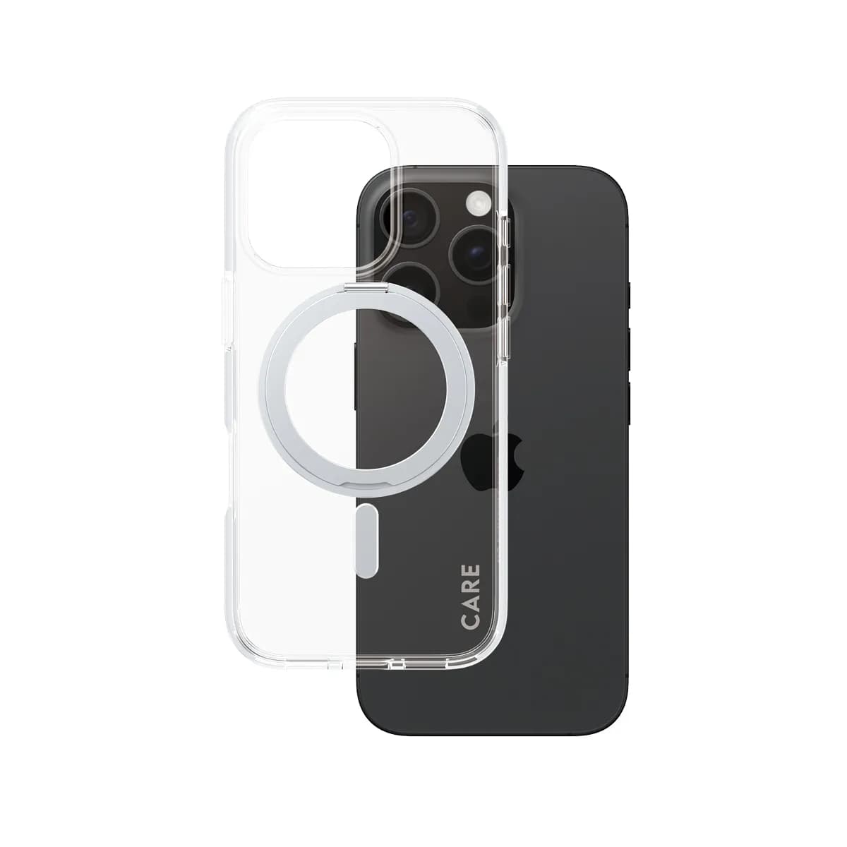 Care by PanzerGlass iPhone 16 Pro MagSafe Kickstand -suojakuori, Hopea