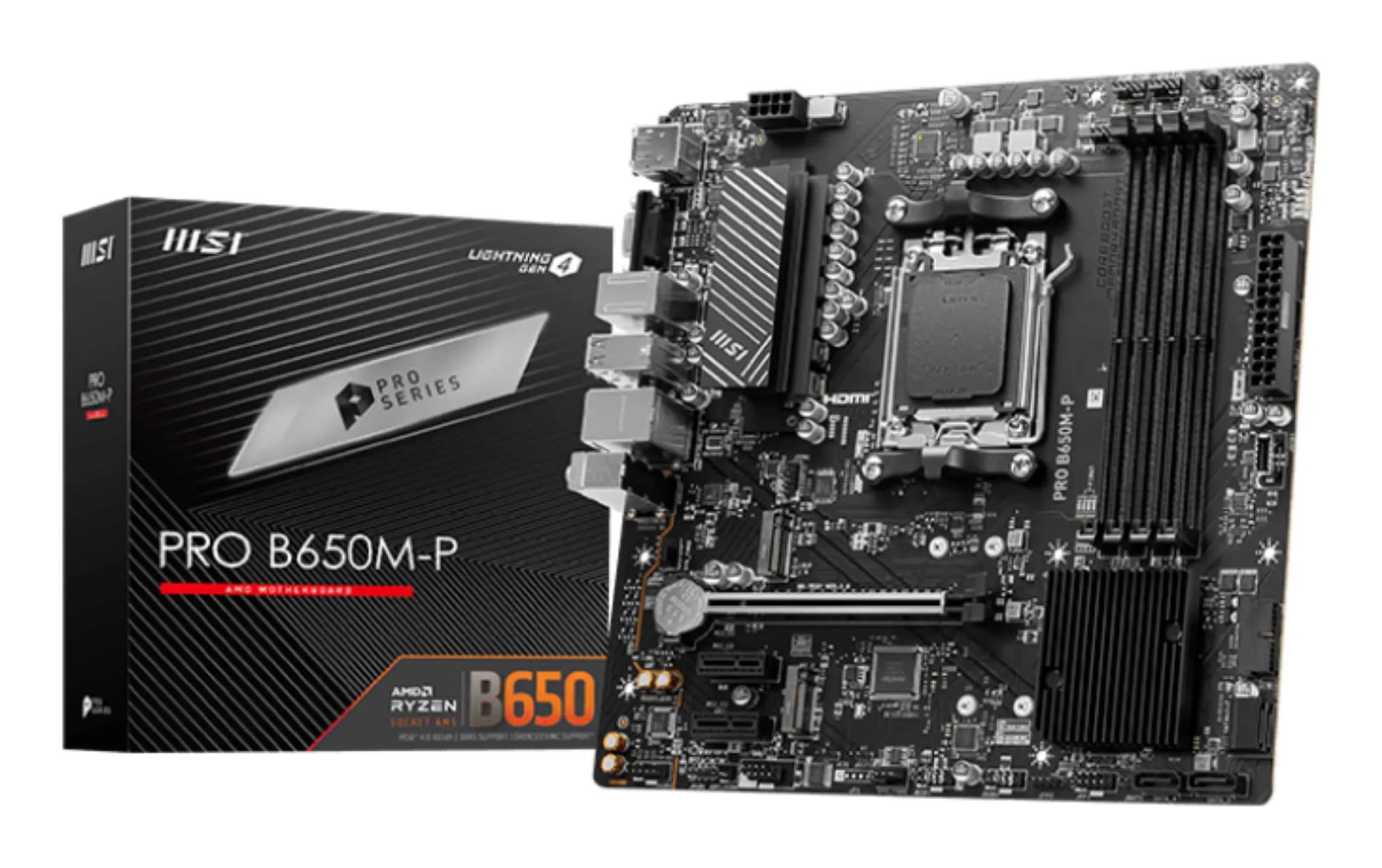 MSI PRO B650M-P AM5 mATX -emolevy