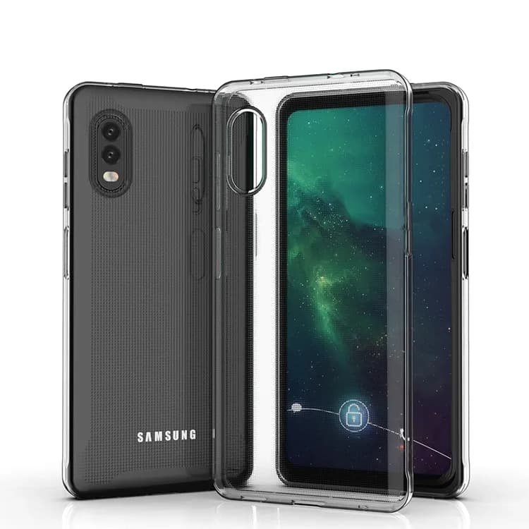 Insmat Crystal Cover, Galaxy Xcover Pro -suojakuori, Läpinäkyvä
