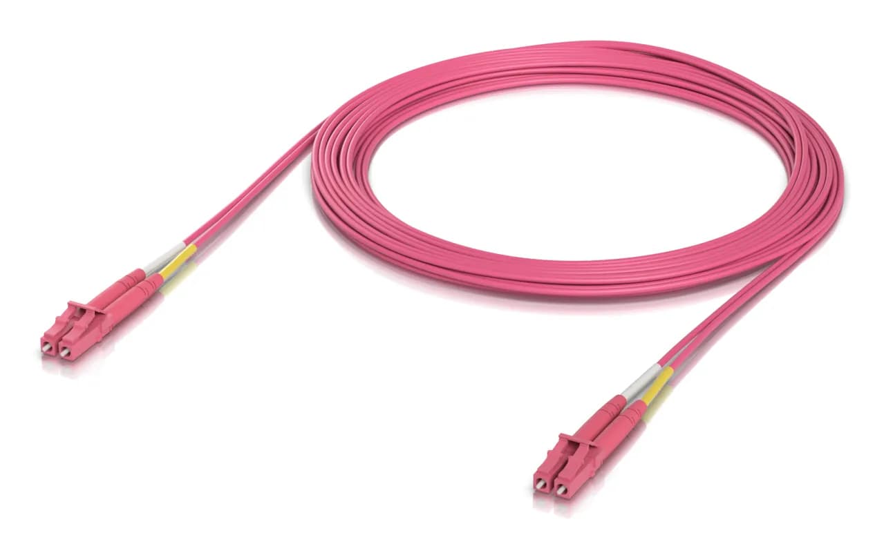 Ubiquiti OM4 LSZH LC-LC 5m -valokuitukaapeli, rose