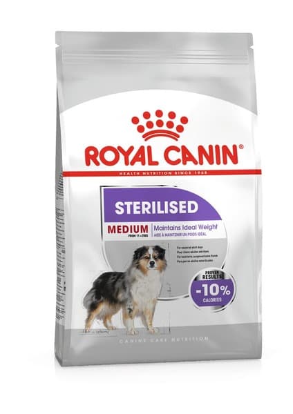 Royal Canin Medium Sterilised, Koiran kuivaruoka, Adult, 12 kg