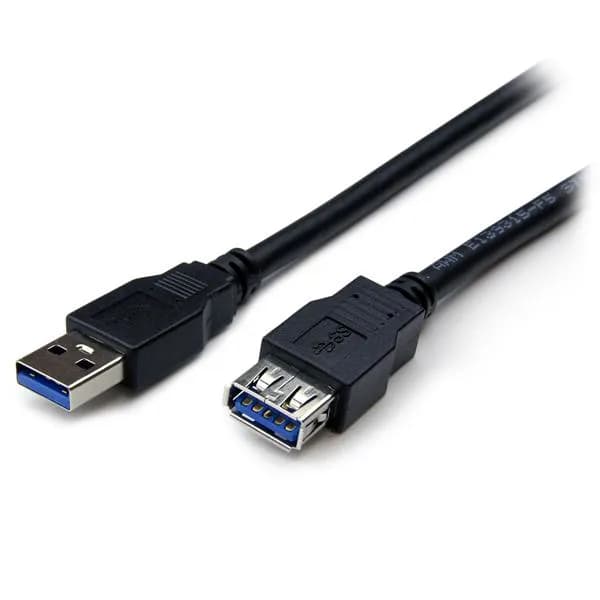 StarTech USB 3.0 -jatkokaapeli, 2 m, musta