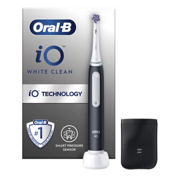 Oral-B iO White Clean -sähköhammasharja, Musta