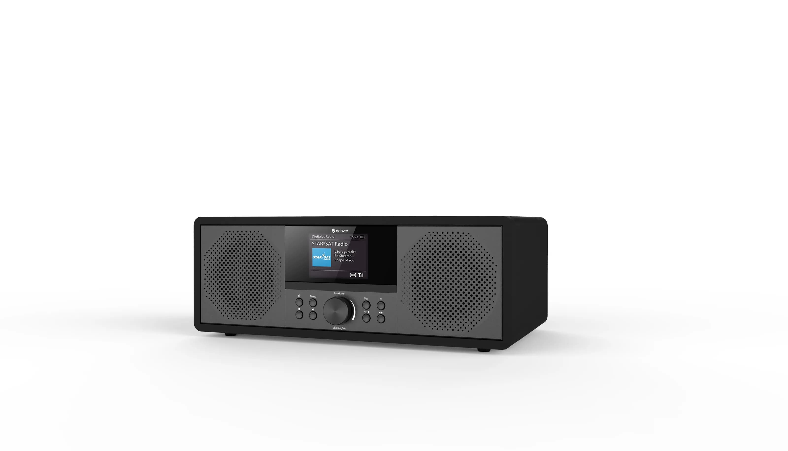 Denver DAB+/Internet radio With CD player, Internet/DAB+/FM radio & AUX inpu
