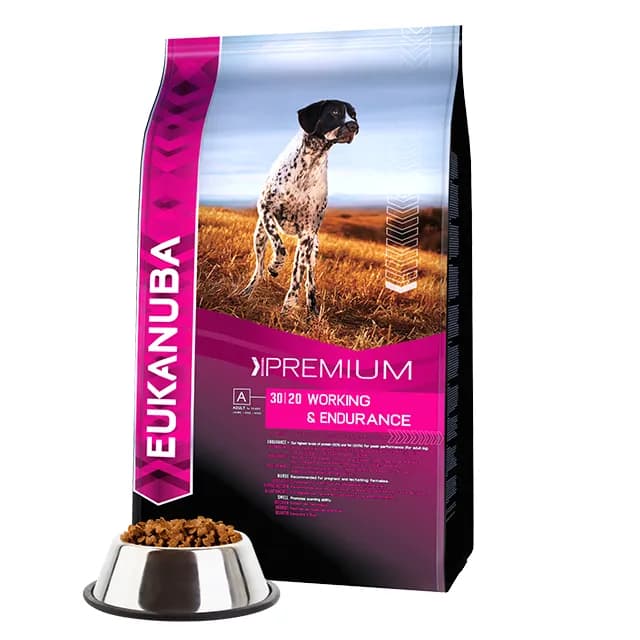 Eukanuba Daily Care Working & Endurance, Koiran kuivaruoka, Adult, 15 kg