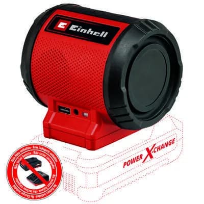 Einhell TC-SR --akkukaiutin 18V, BT - solo, ilman akkua ja laturia