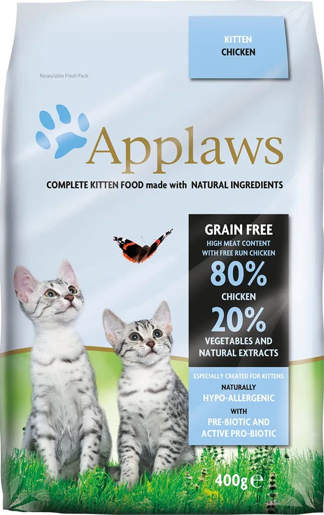 Applaws Kitten Chicken, Kissan kuivaruoka, Viljaton, 2 kg