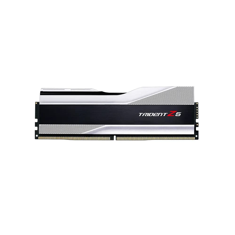 G.SKILL Trident Z5 32 Gt (2 x 16 Gt) DDR5 6000 MHz, CL30 -muisti, hopea (XMP)