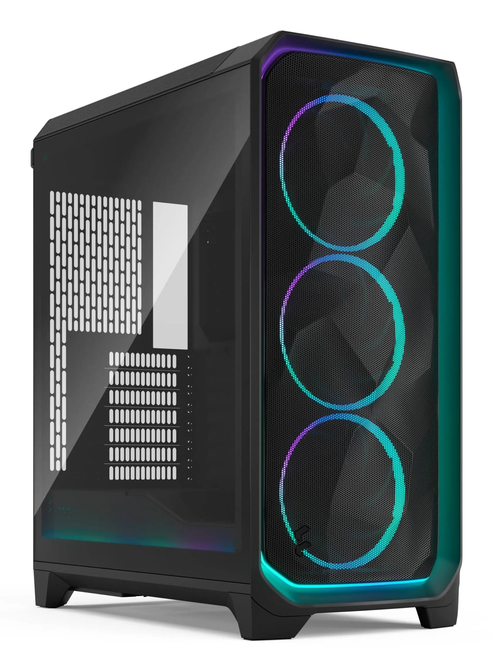 Fractal Design Meshify 3 Ambience Pro RGB -miditornikotelo ikkunalla, musta
