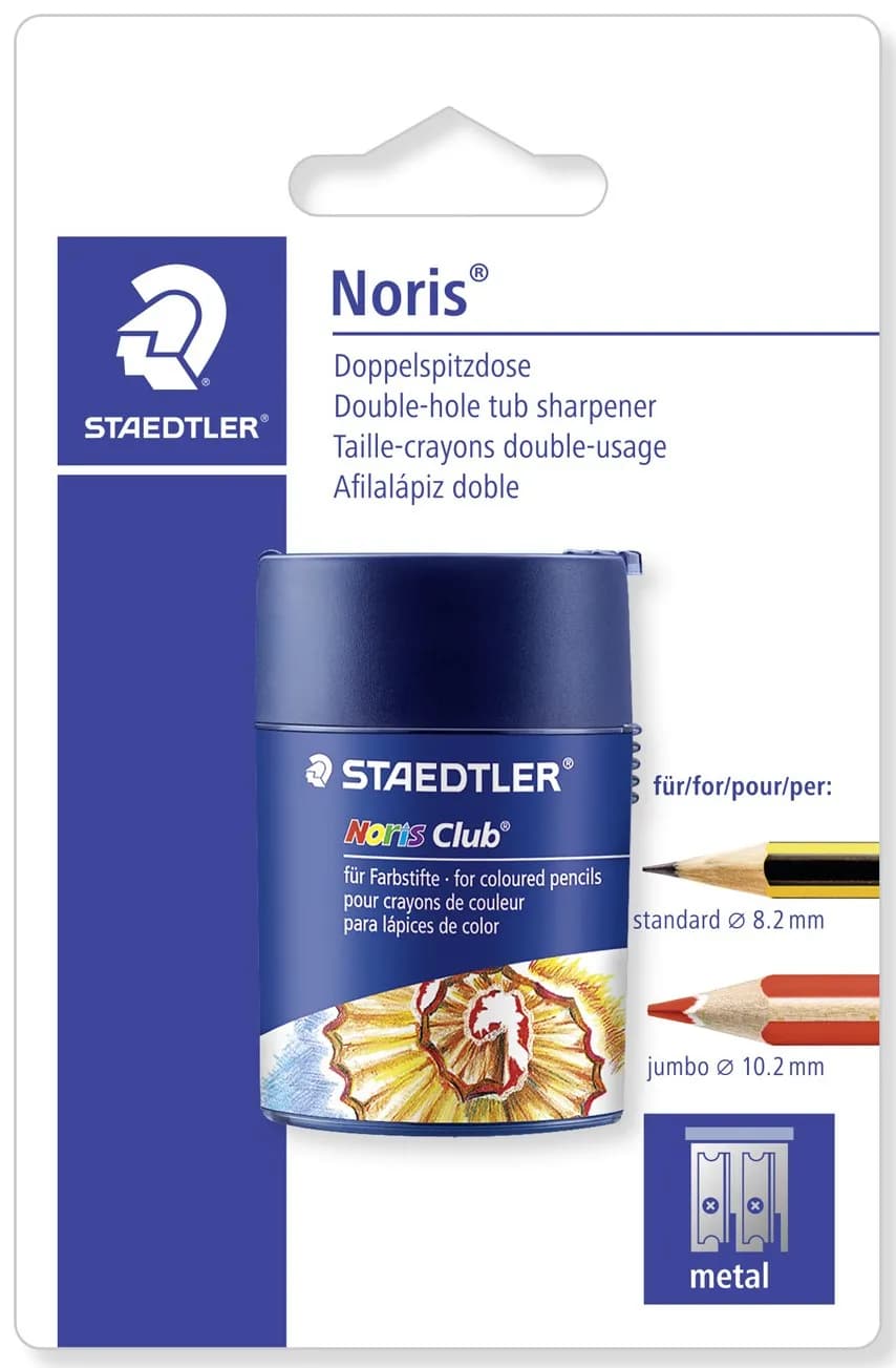 Staedtler Double-hole tub sharp. N round bc