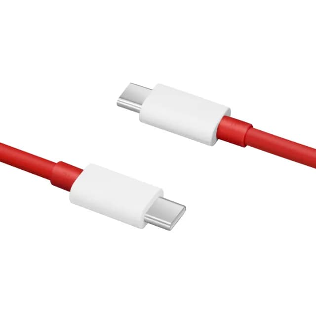 OnePlus Warp Charge USB-C -kaapeli, 65 W, 1 m, punainen