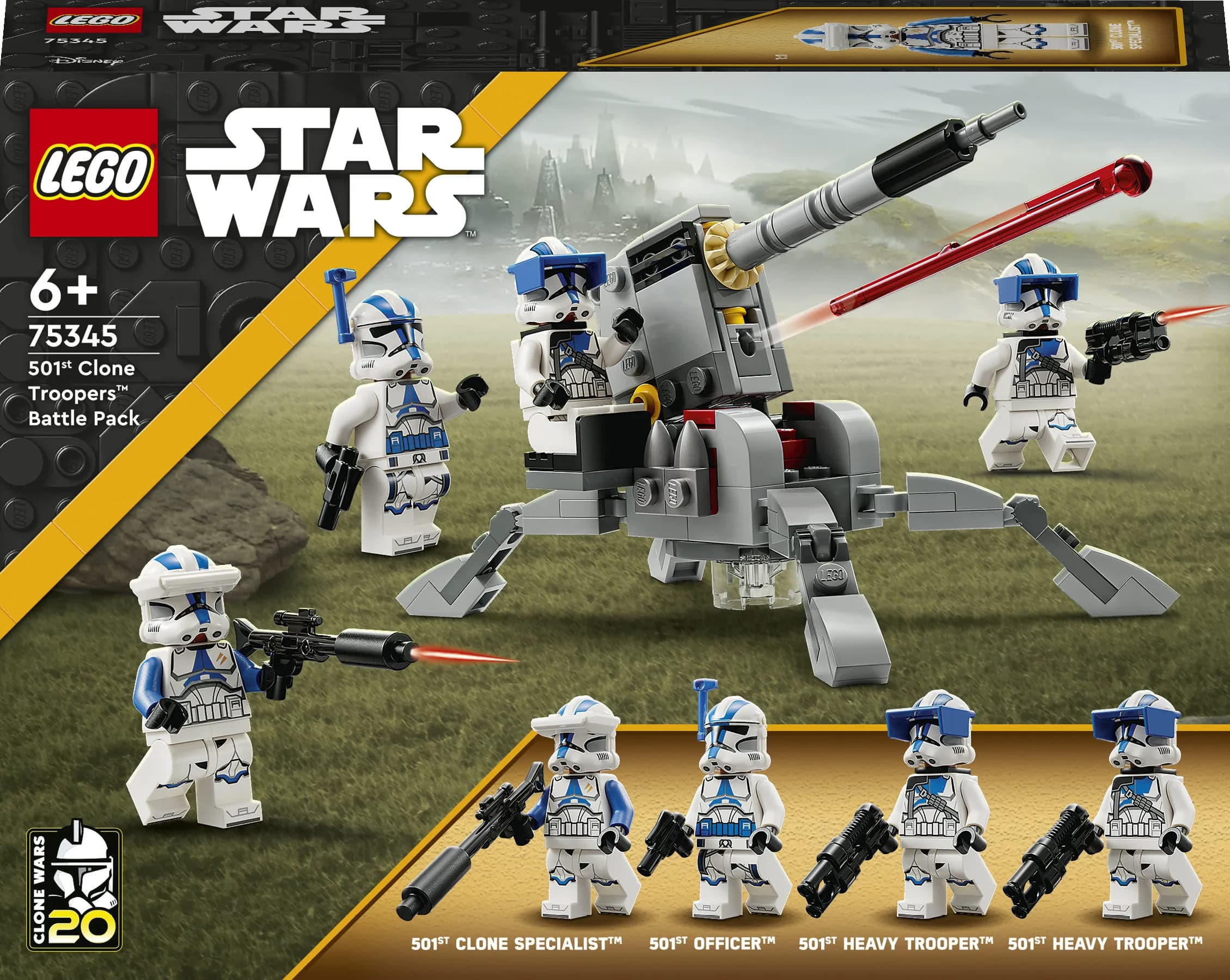 LEGO Star Wars 501. legioonan kloonisoturit -taistelupaketti 75345