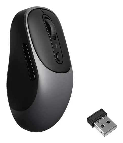 Keychron BM24-C61 -langaton ergonominen hiiri, Metal Gray