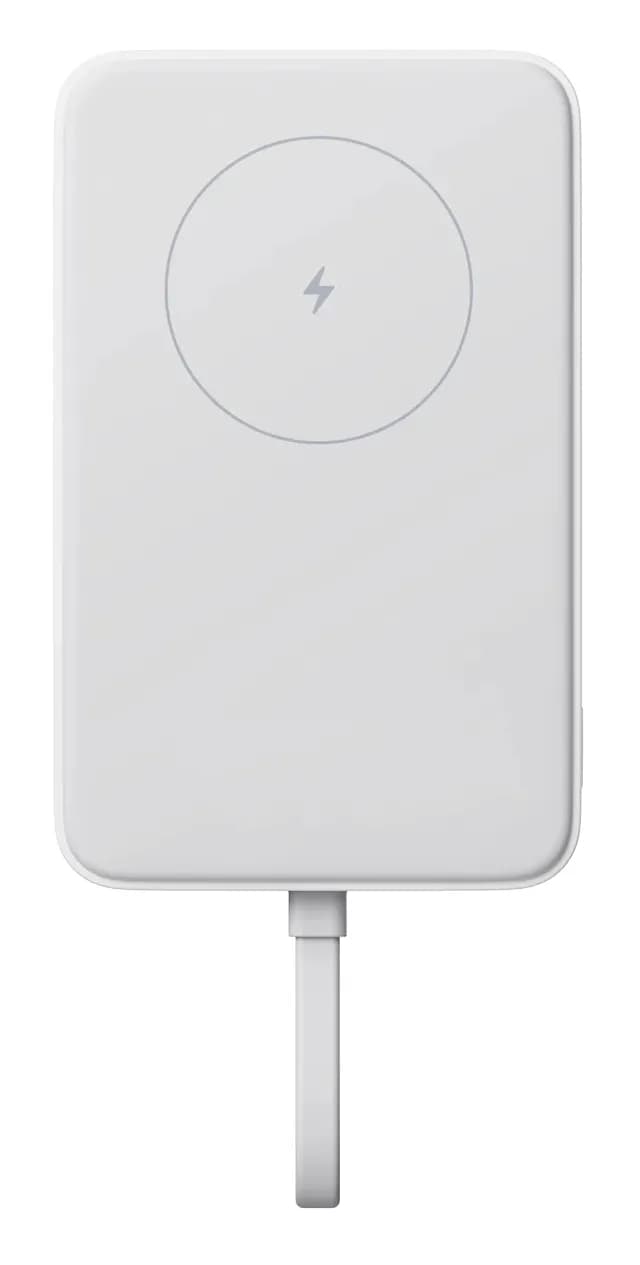 Xiaomi 10 000 mAh 33 W:n -magneettinen virtapankki, valkoinen (integroitu kaapeli)