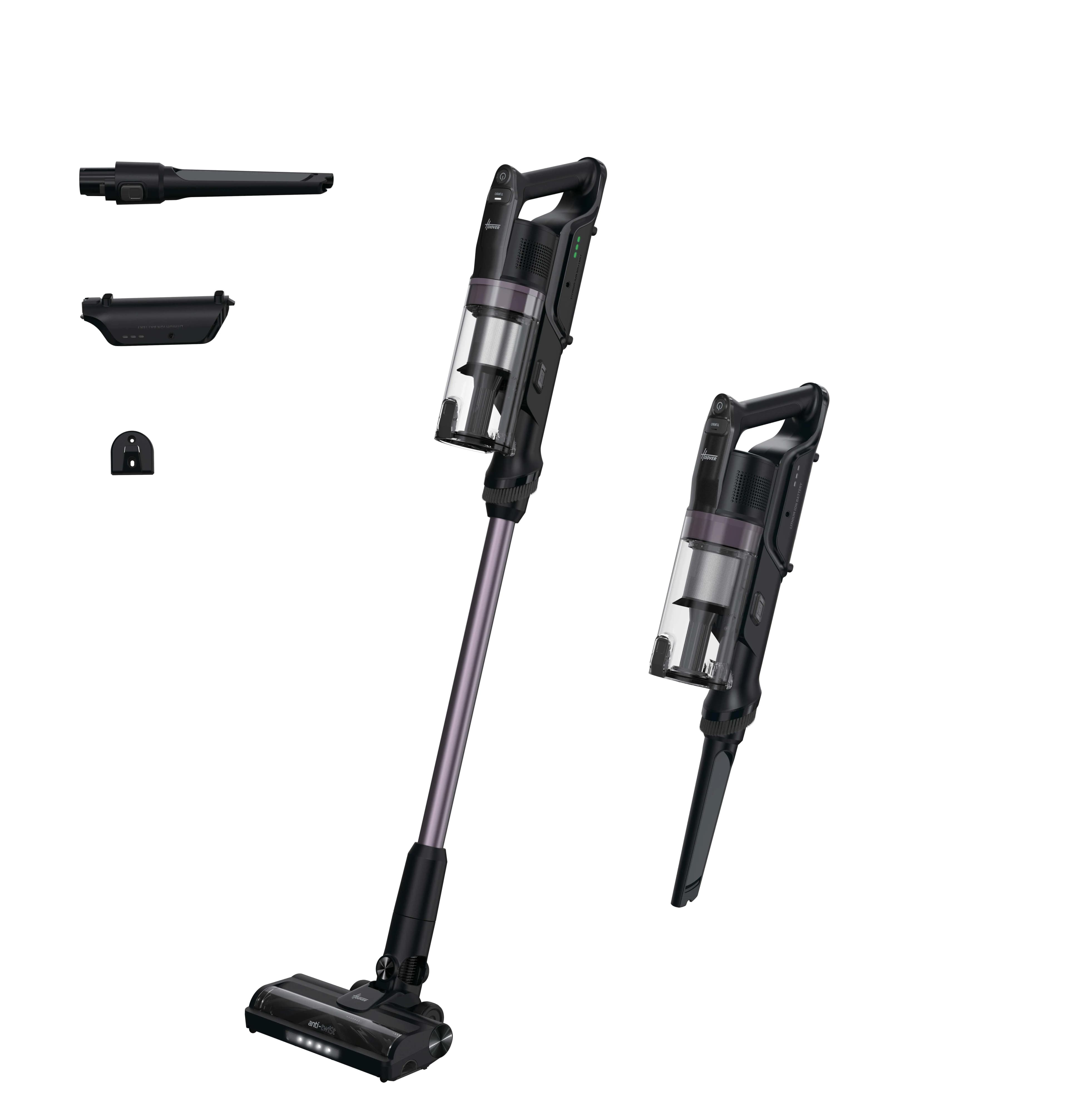 Hoover HF1P10H 011 -varsi-imuri, musta ja violetti