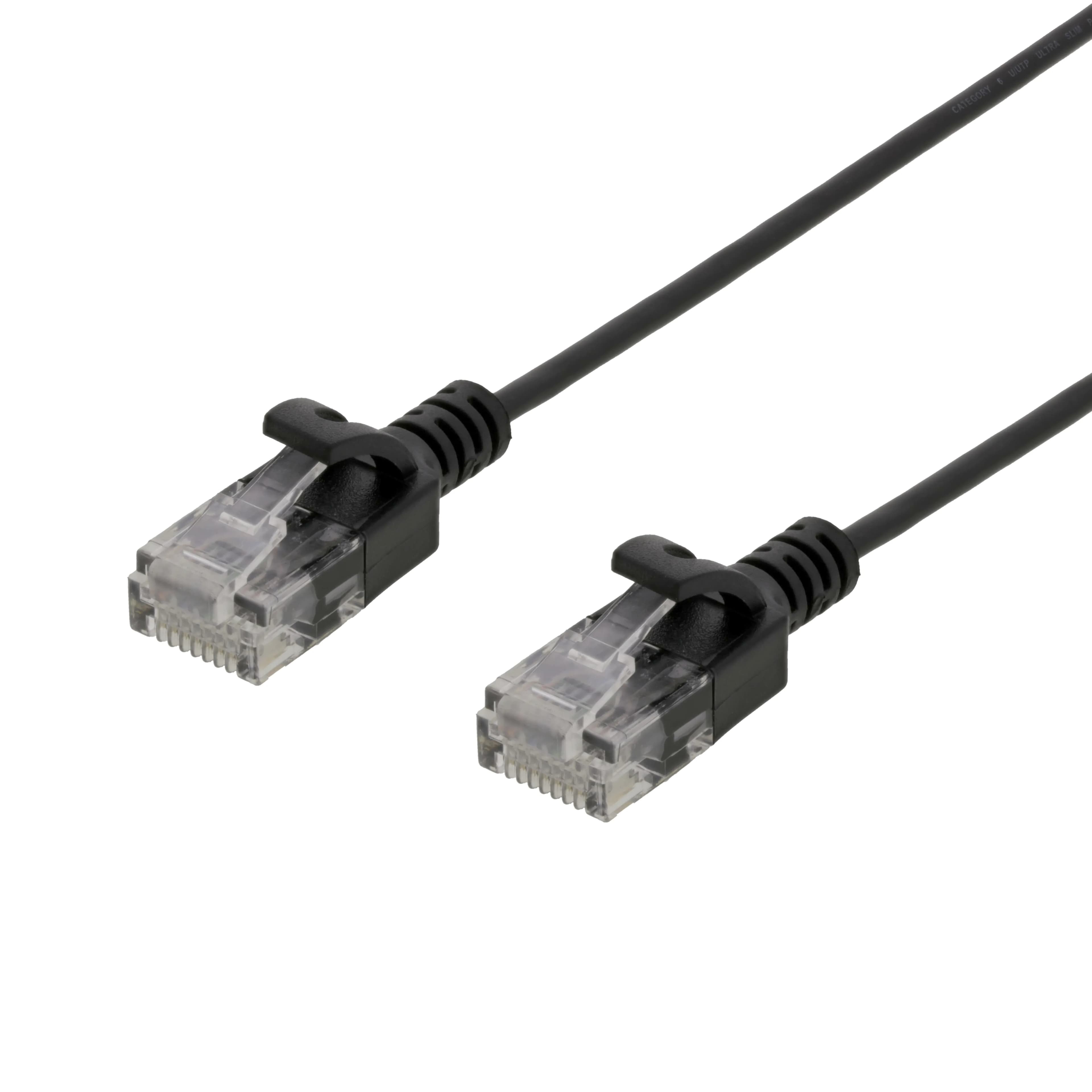 Deltaco Cat6 U/UTP LSZH RJ45 2m -verkkokaapeli, musta