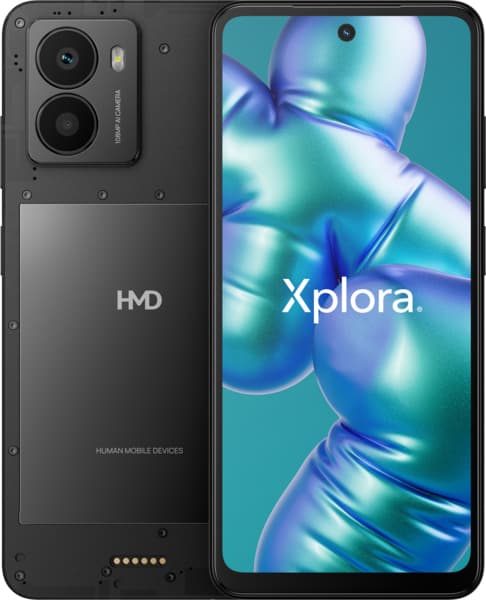 HMD Fusion X1 6/128 Gt -puhelin, musta