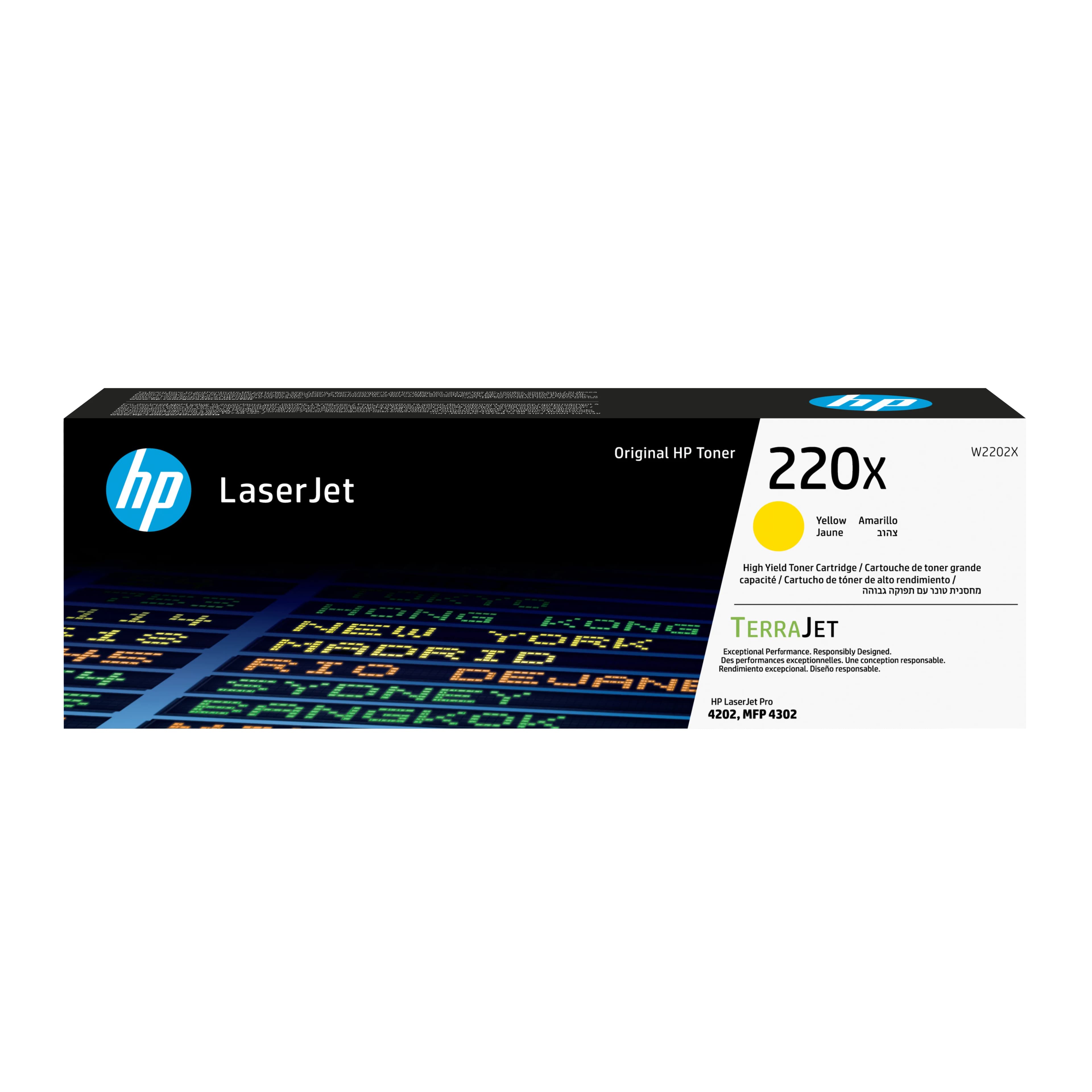 HP 220X -laservärikasetti, keltainen