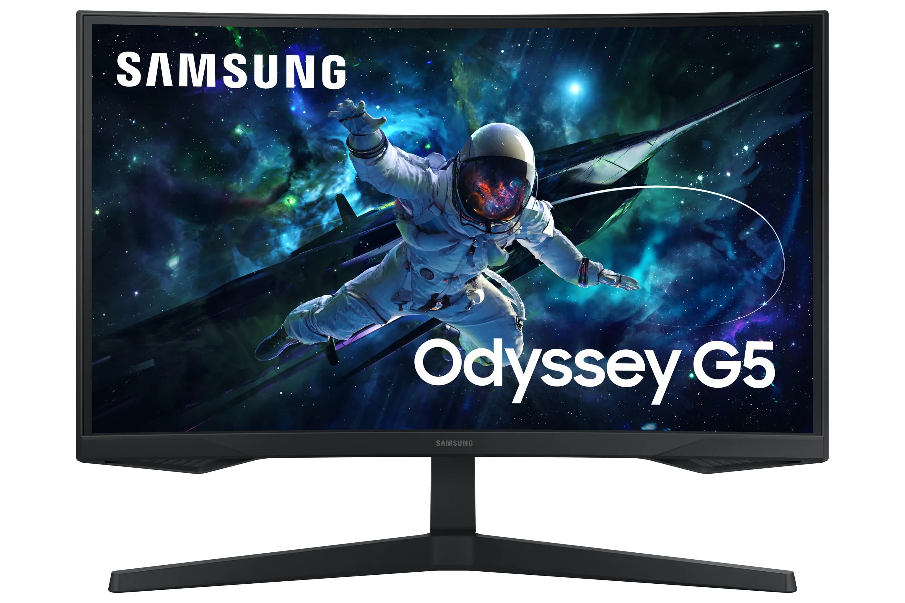 Samsung Odyssey G55C 27"" QHD, VA, 165Hz, HDR10 -kaareva pelinäyttö