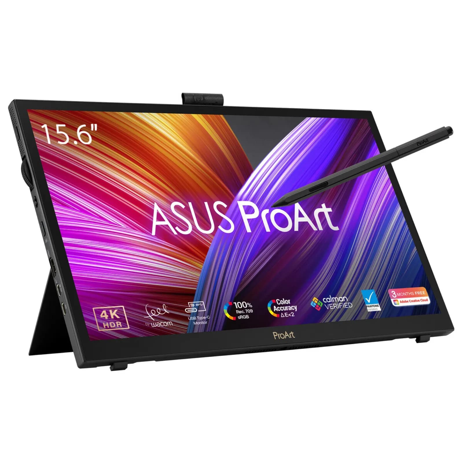 ASUS ProArt PA169CDV 15.6"" 4K UHD, IPS, USB-C hub -kannettava näyttö