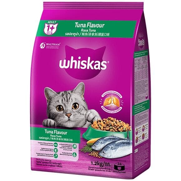 Whiskas Adult with Tuna, Kissan kuivaruoka, 7 kg