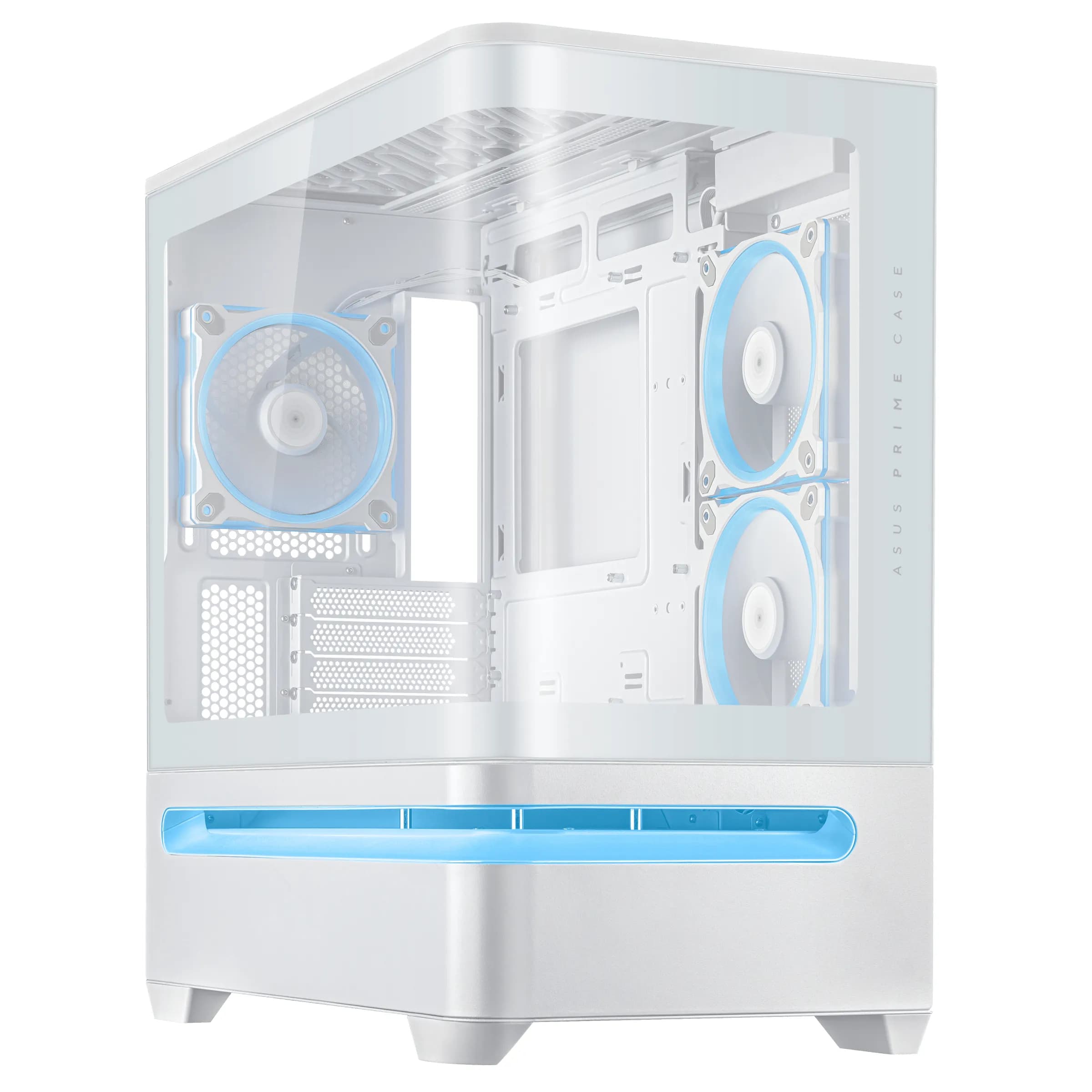 ASUS PRIME AP202 ARGB -miditornikotelo ikkunalla, valkoinen