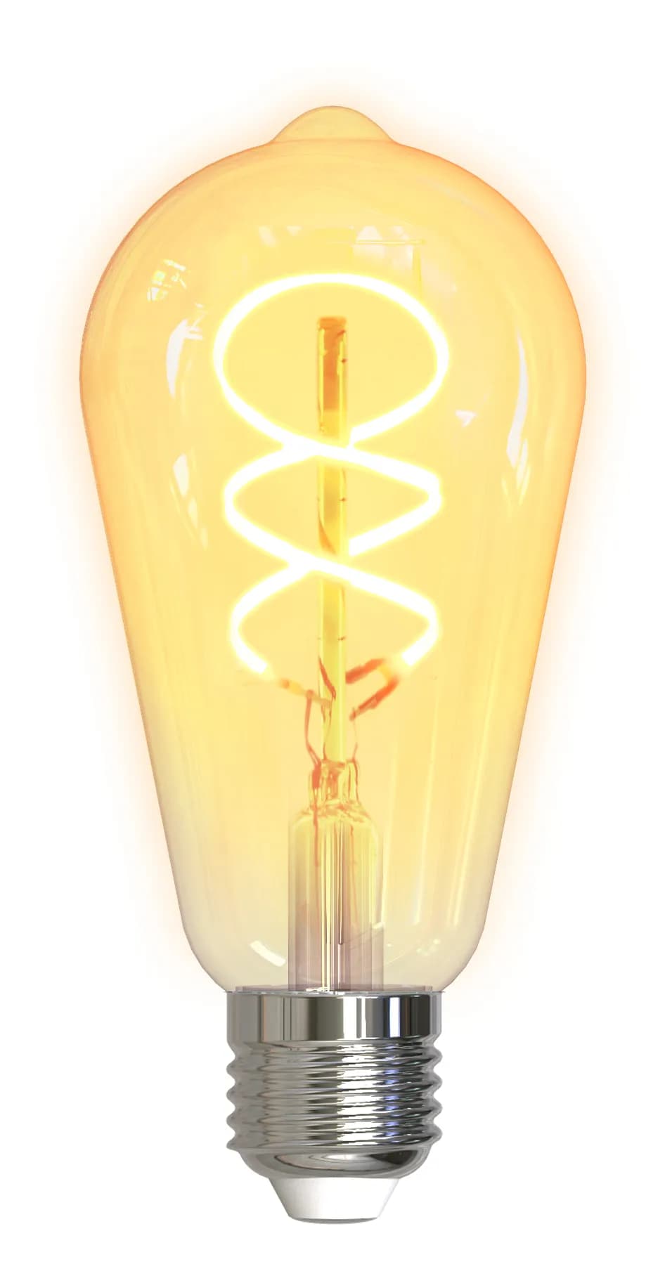 Deltaco Smart Home Filament LED-älylamppu, E27, WiFI, 5.5W, 1800K-6500K