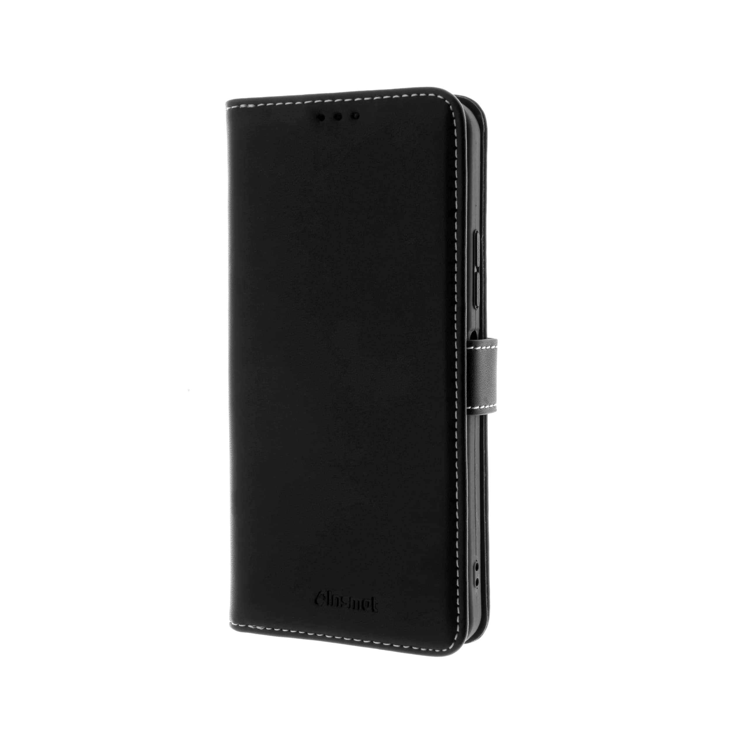 Insmat Flip Case, Nokia C32 -lompakkokotelo, Musta