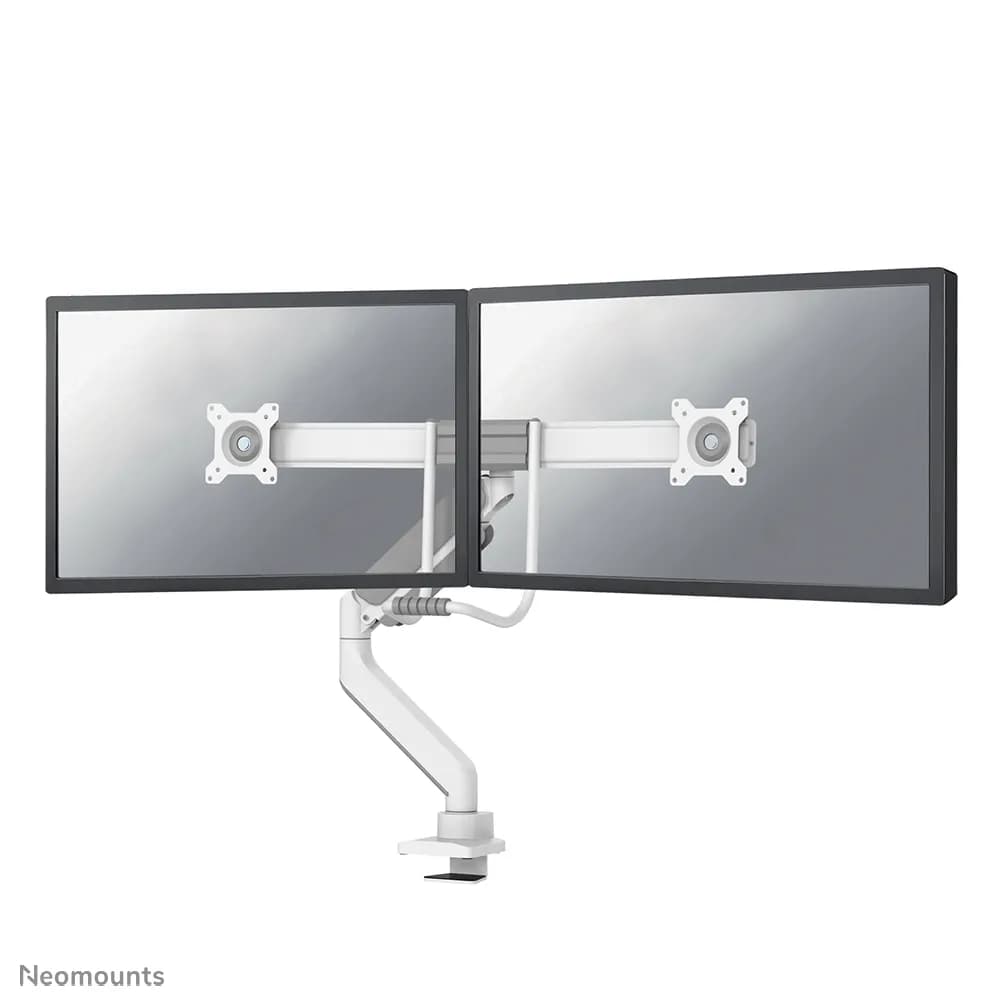 Neomounts by Newstar NEXT Core DS75-450WH2-pöytäteline kahdelle näytölle 17-32"", kaasujousella, 8 kg, valkoinen