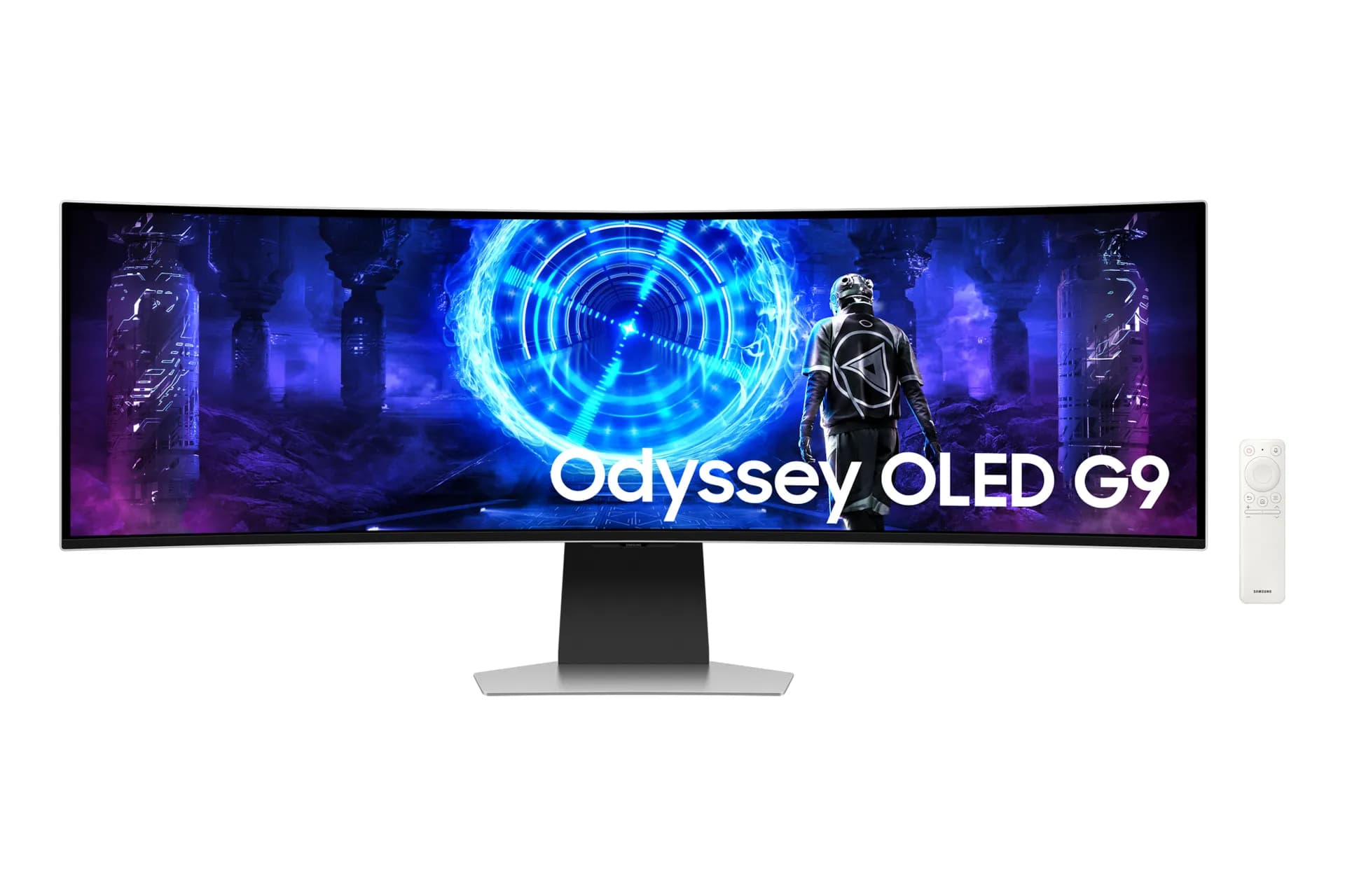 Samsung Odyssey OLED G9 49"" Dual QHD, OLED, 240Hz -kaareva pelinäyttö, USB-C hub