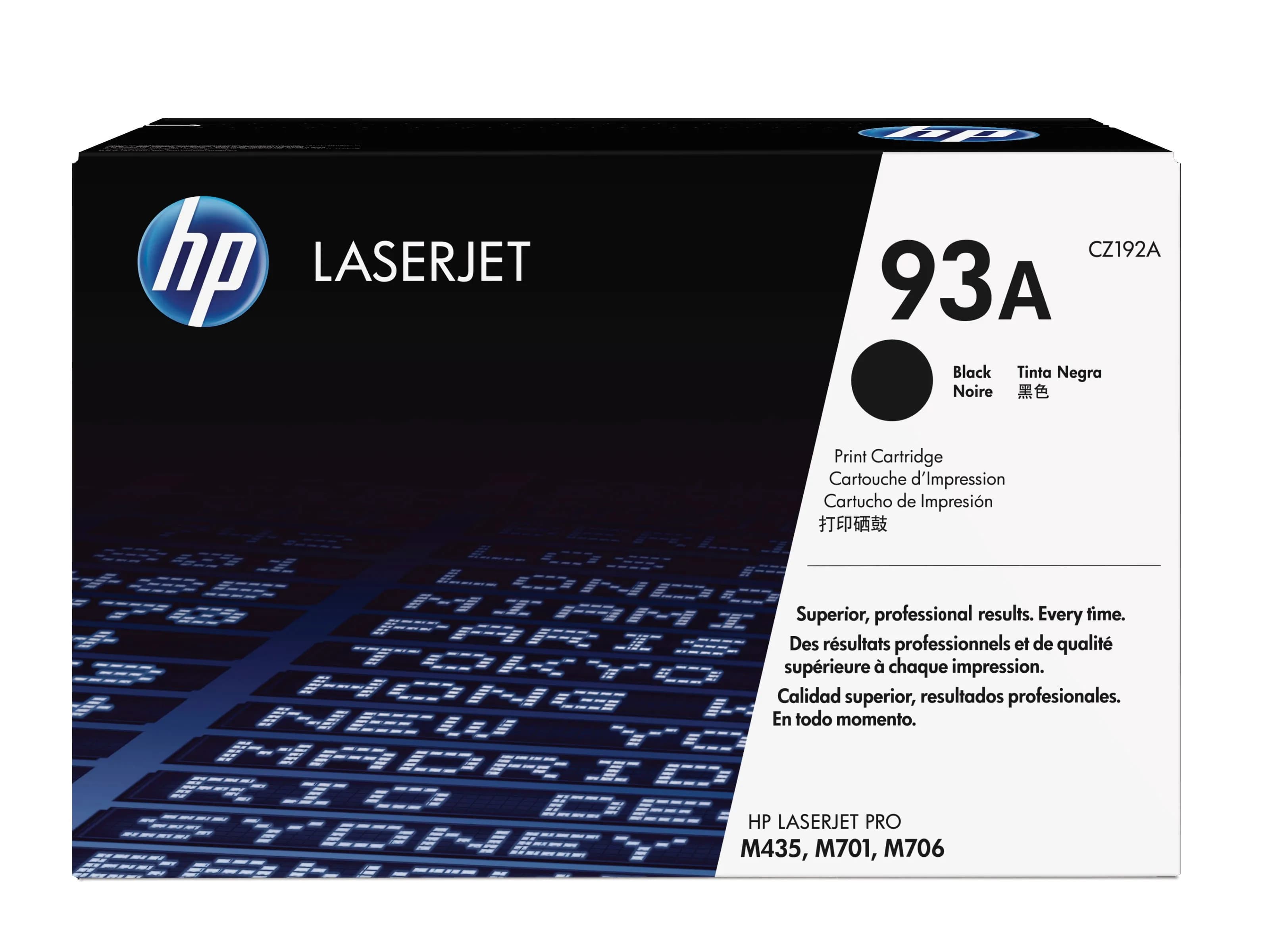 HP LaserJet 93A -laservärikasetti, musta