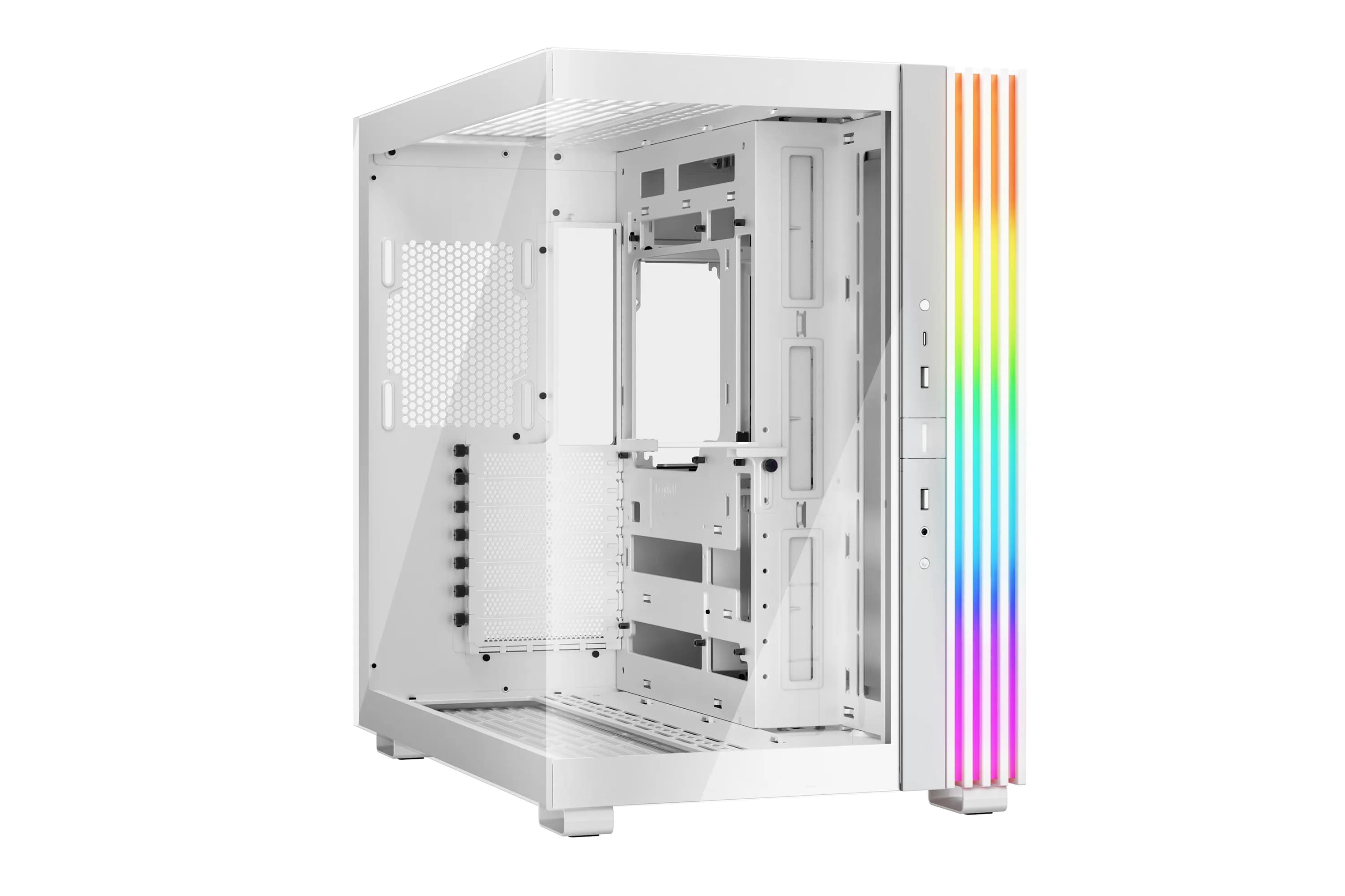 be quiet! Light Base 600 DX -miditornikotelo RGB-valaistuksella, valkoinen