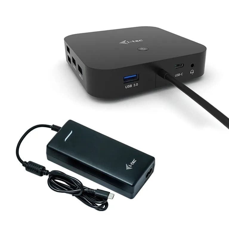 I-Tec USB-C 2xDP 5xUSB-A 1xUSB-C GLAN 100W PD -telakointiasema