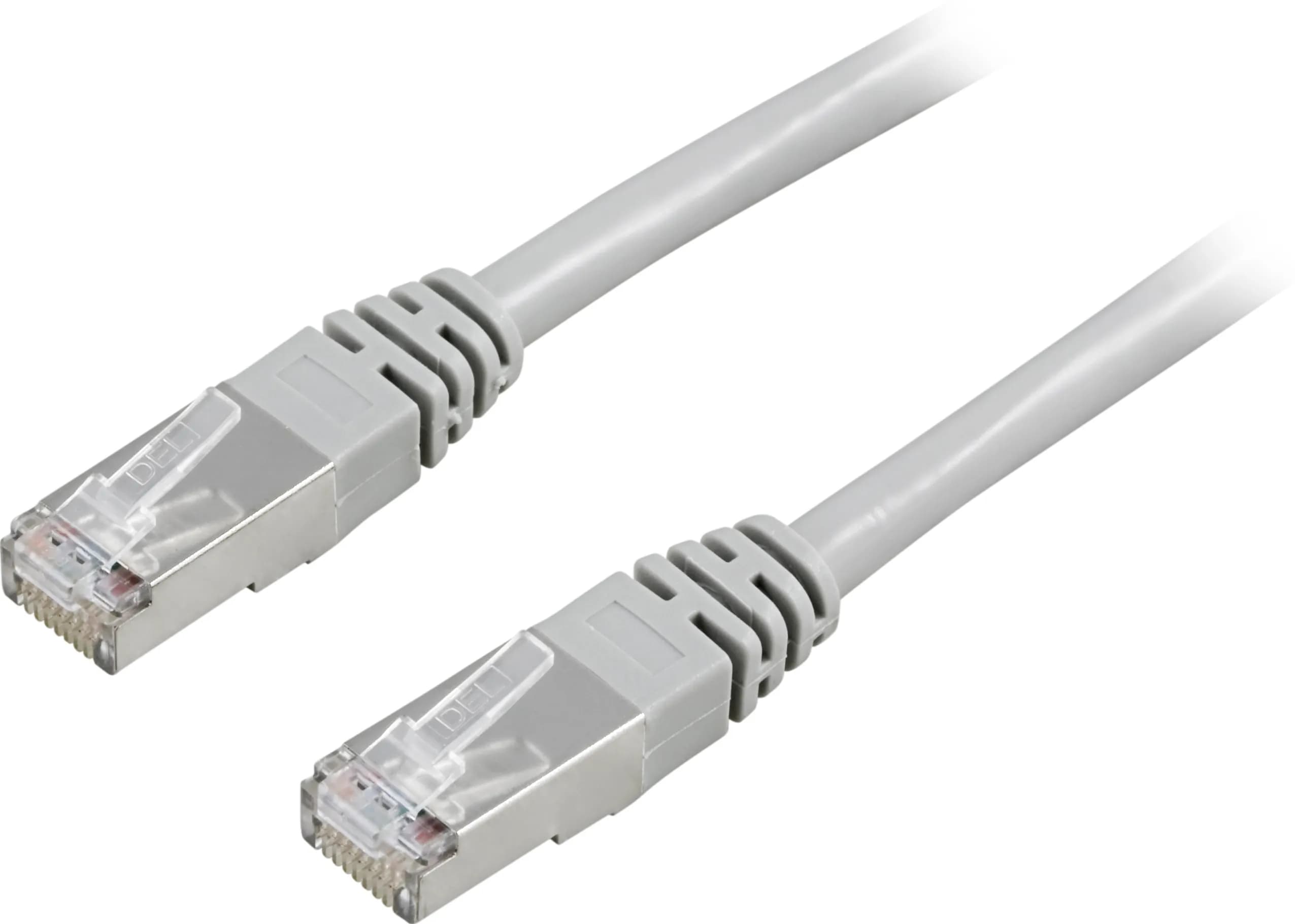 Deltaco Cat5e F/UTP RJ45 20m -verkkokaapeli, harmaa