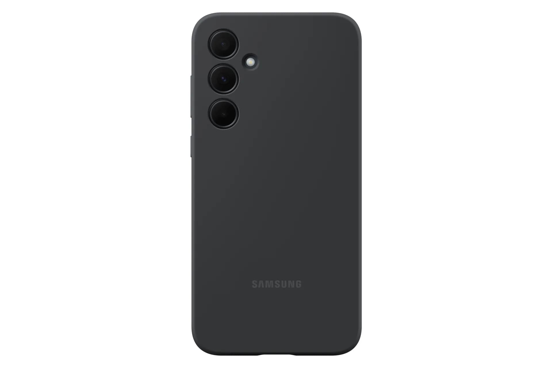 Samsung Galaxy A35 -silikonikuori, Musta