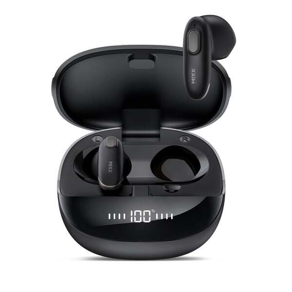 MIXX StreamBuds Hybrid Charge 2 -langattomat nappikuulokkeet, musta