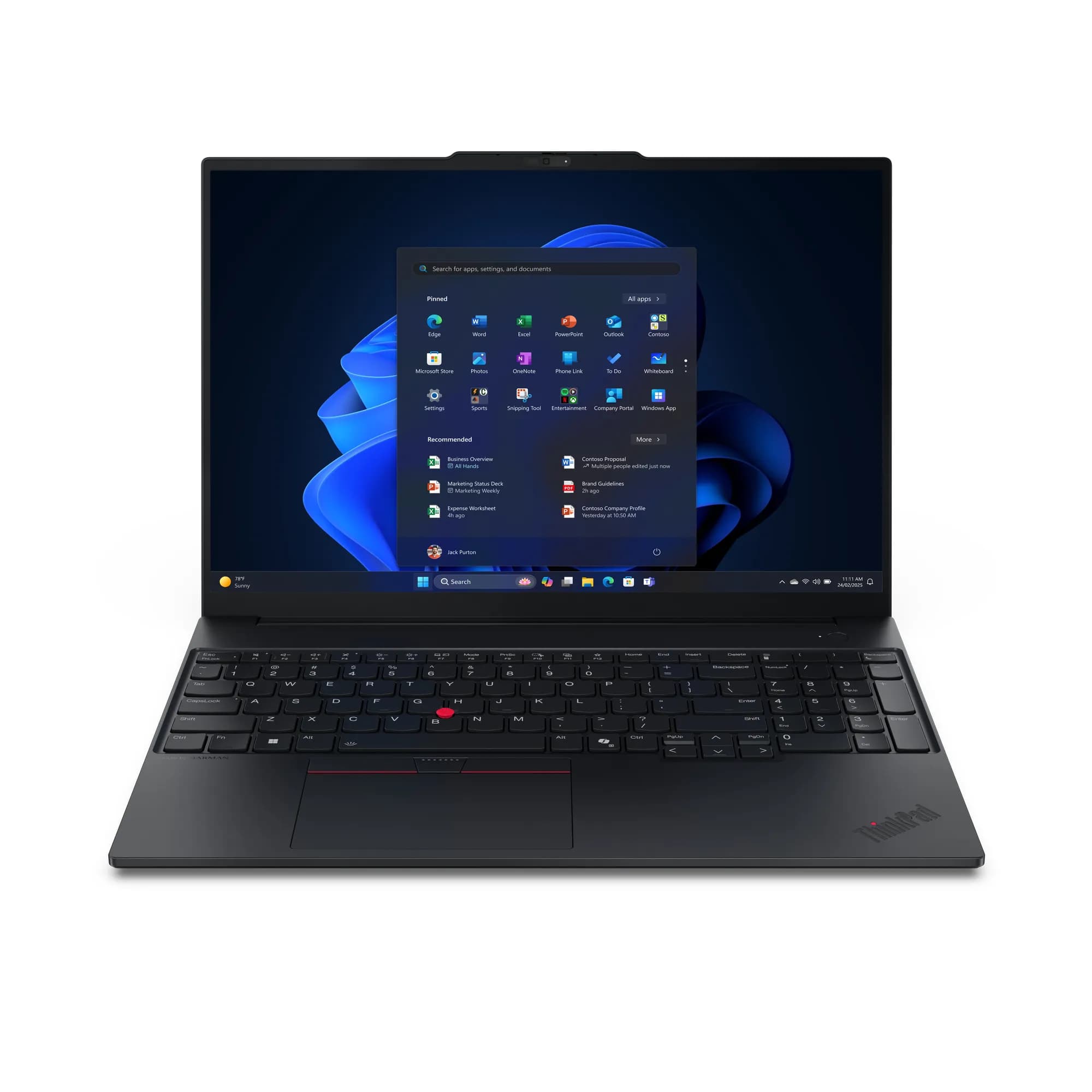 Lenovo ThinkPad E16 Gen 3 (Intel) 16"" Ultra 5 226V, 16 Gt, 512 Gt, Arc Graphics 130V, Win 11 Pro -kannettava, musta