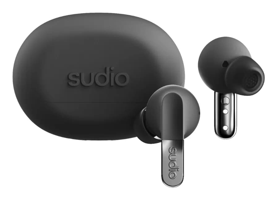 Sudio N3 Pro -langattomat nappikuulokkeet, musta
