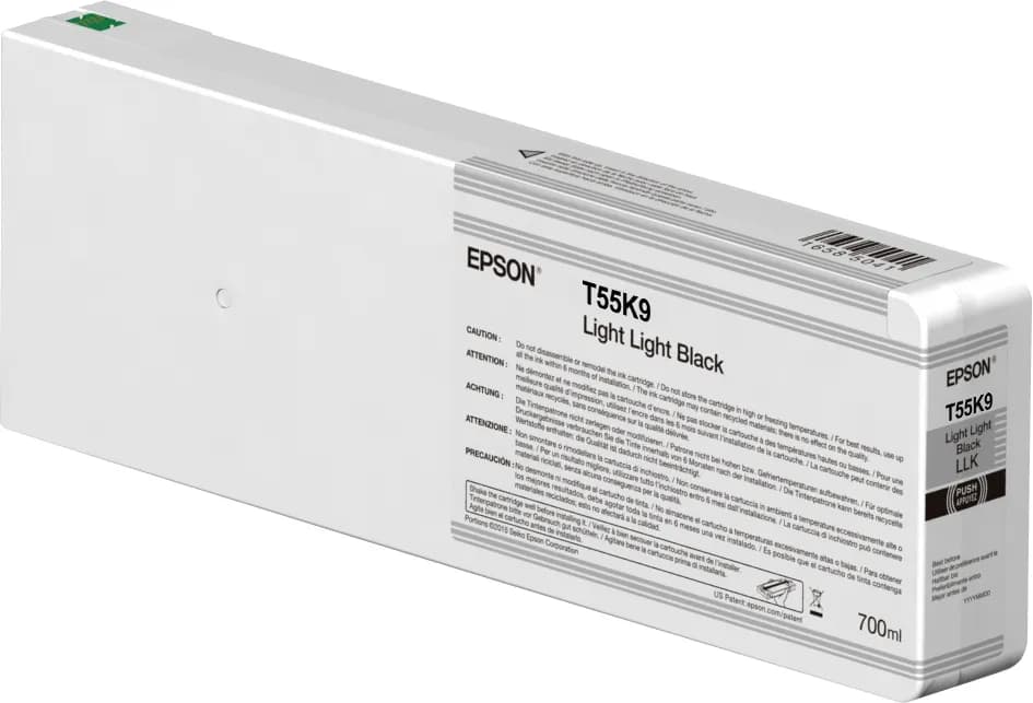 Epson T56P9 -mustekasetti, 700 ml, vaaleanharmaa