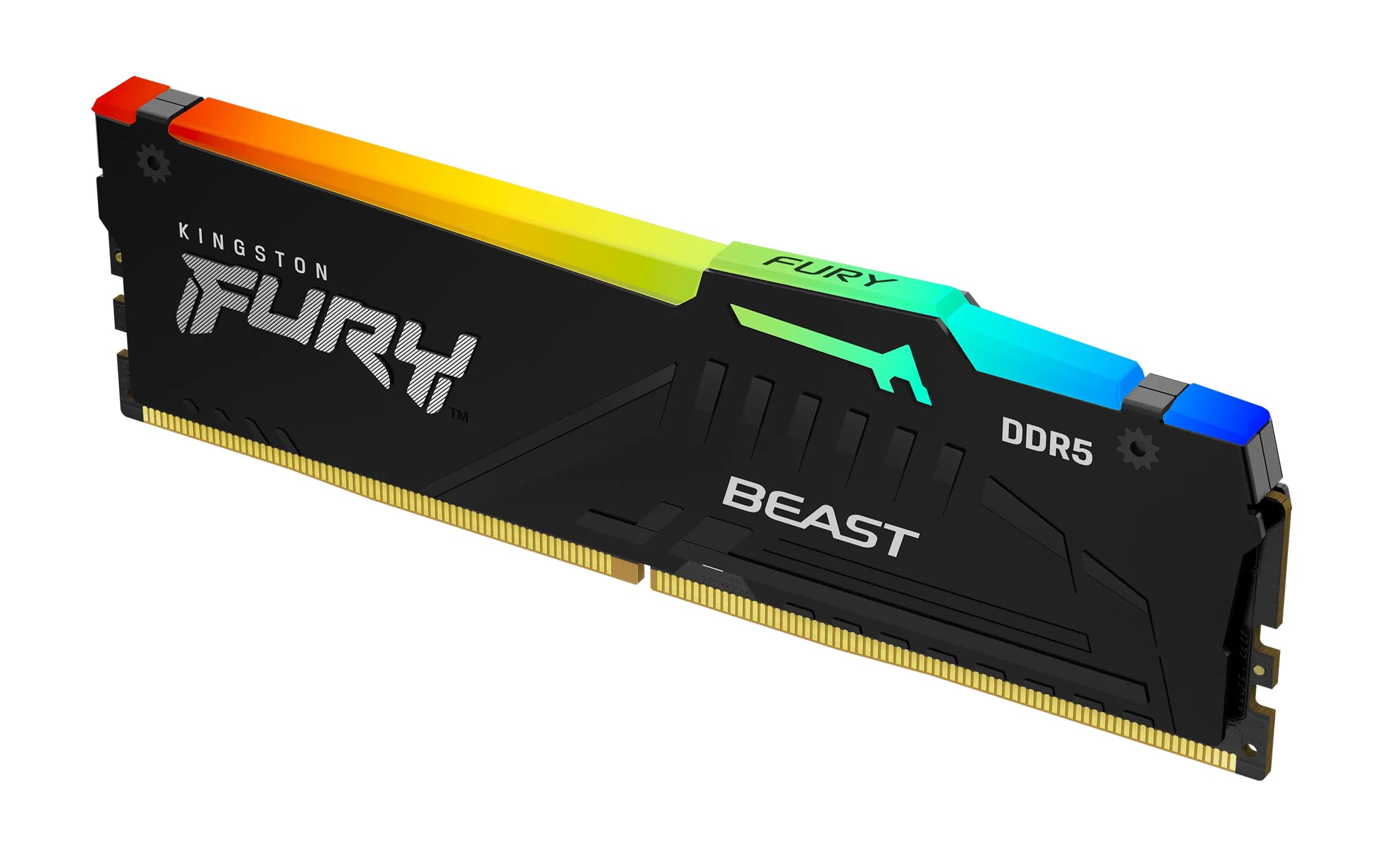 Kingston FURY Beast RGB 32 Gt (1 x 32 Gt) DDR5 5600 MHz, CL36 -muisti (EXPO/XMP)