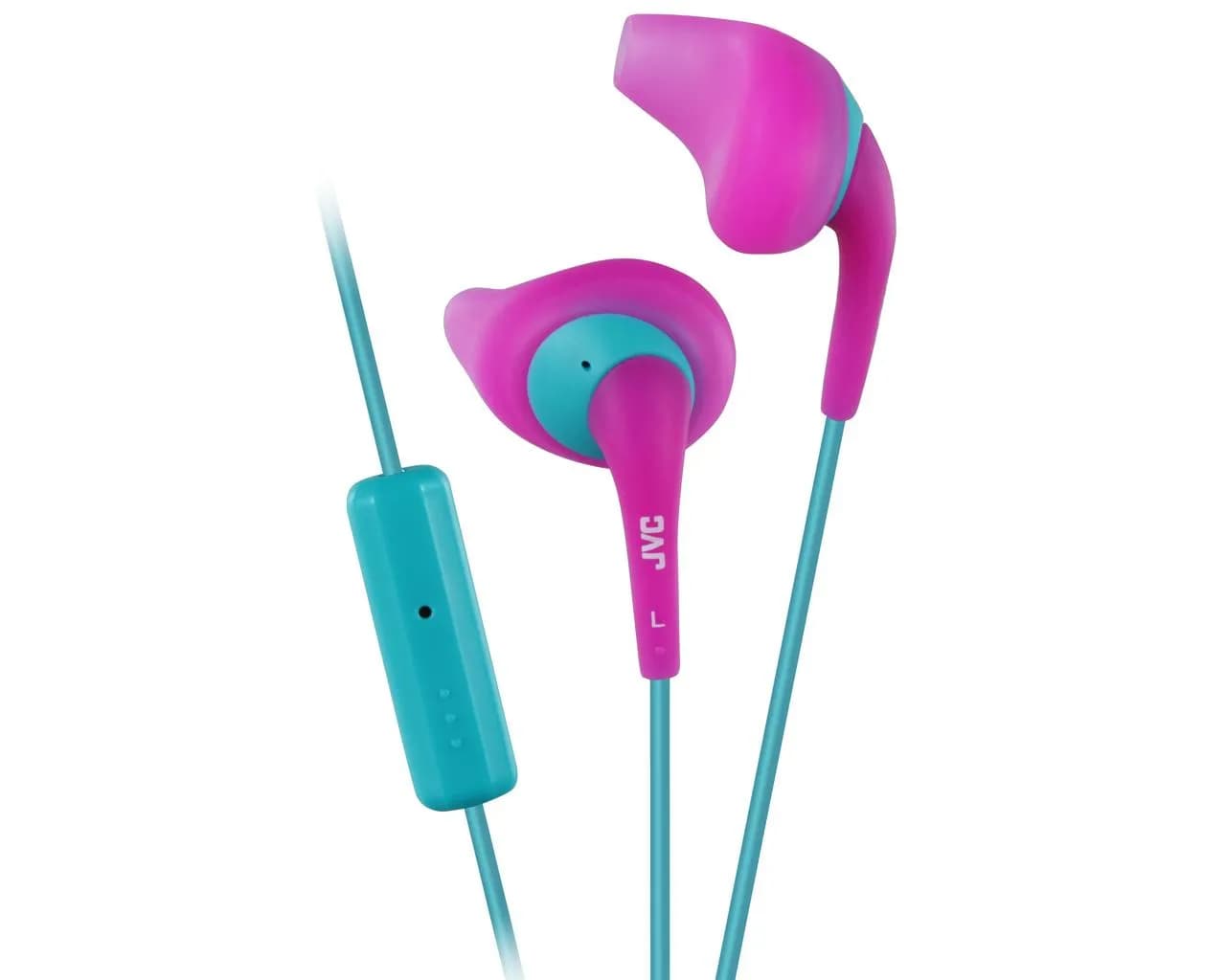 JVC Gumy Sport HA-ENR15PE -nappikuulokkeet, pinkki