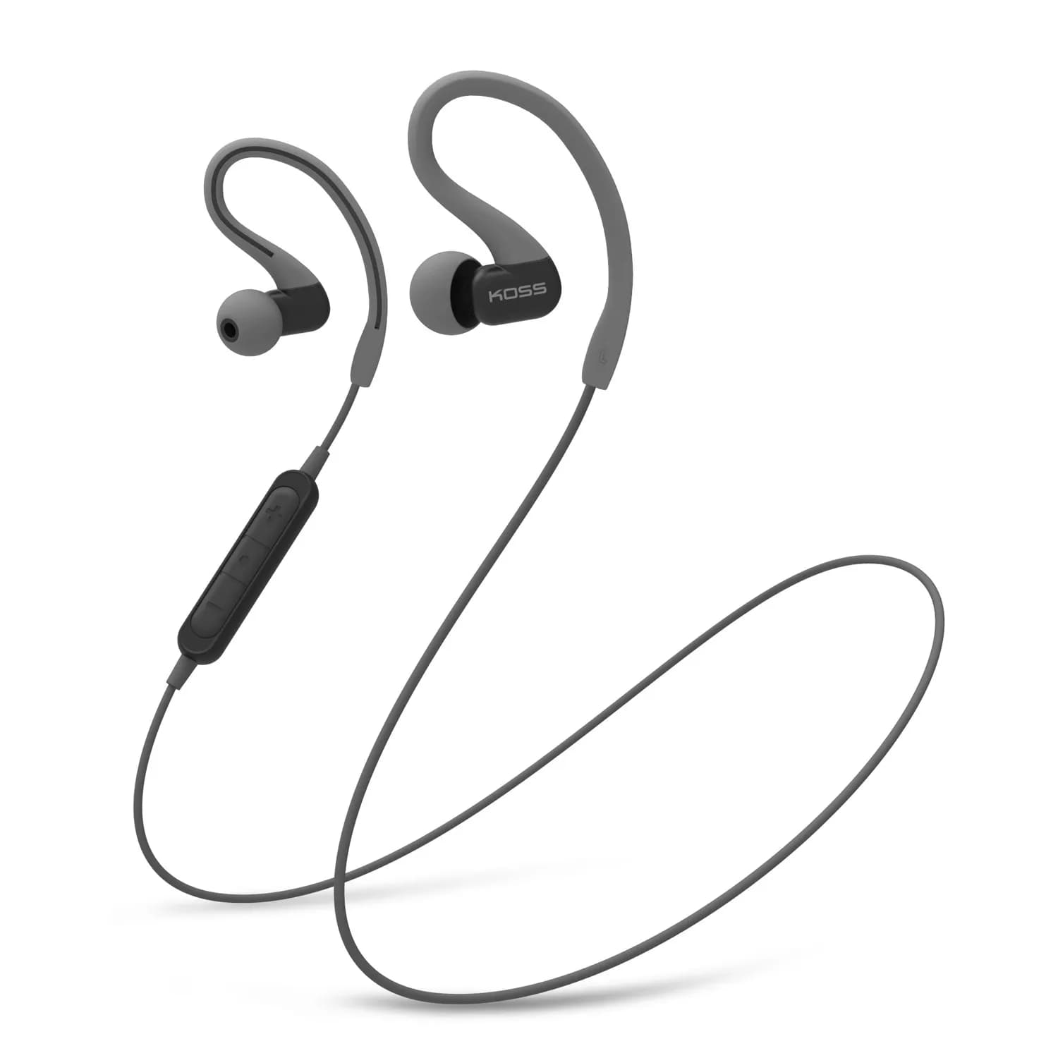 Koss FitClips BT232i -langattomat nappikuulokkeet, harmaa