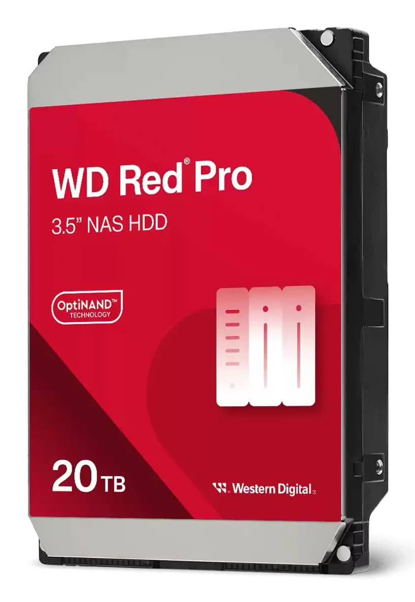 WD Red Pro 3.5"" 20 Tt, 7200 RPM, 512 MB, 550 WRL, SATA III -kovalevy (NAS)