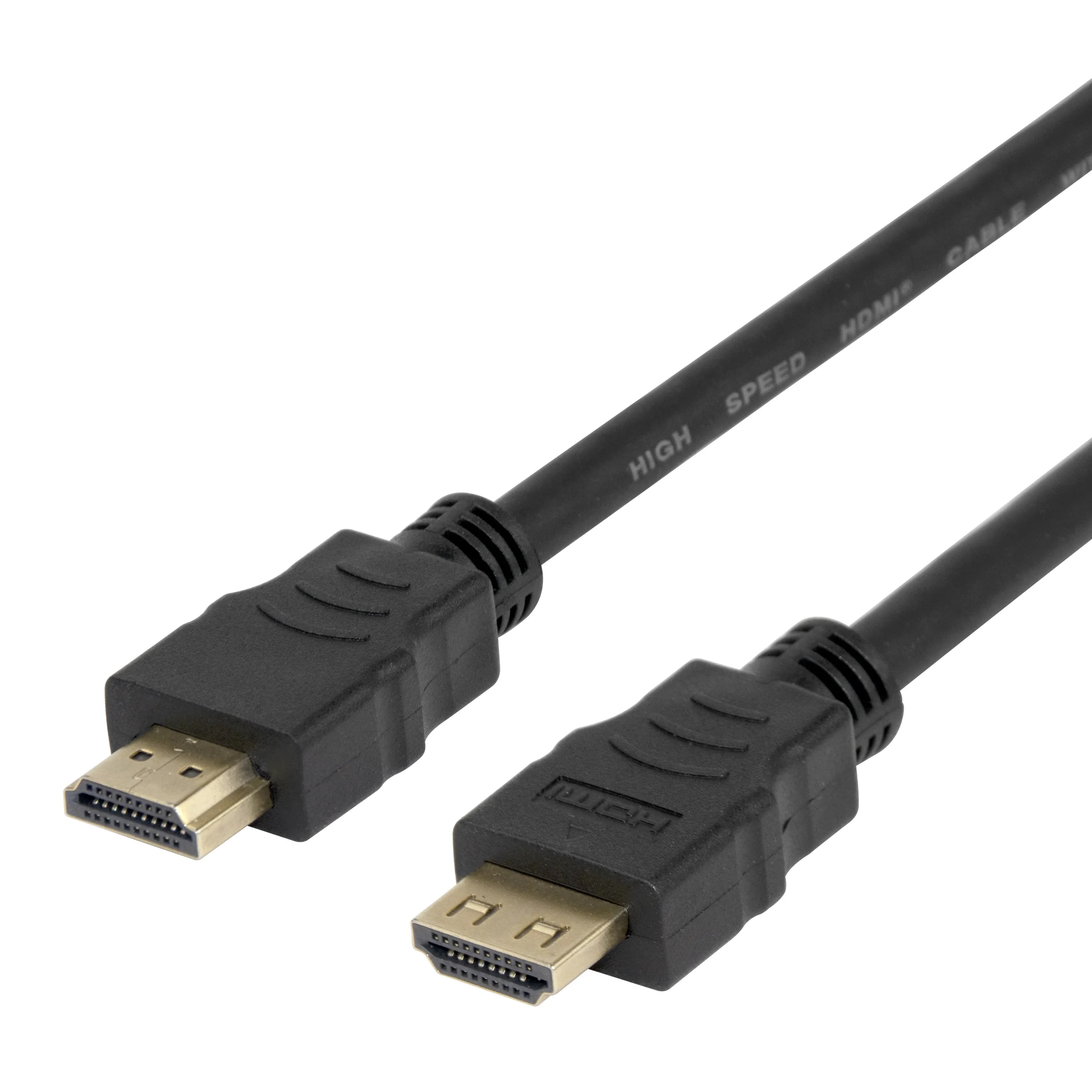 Deltaco High-Speed Flex HDMI 2.0 Flat -kaapeli, jossa Ethernet, 3 m, musta