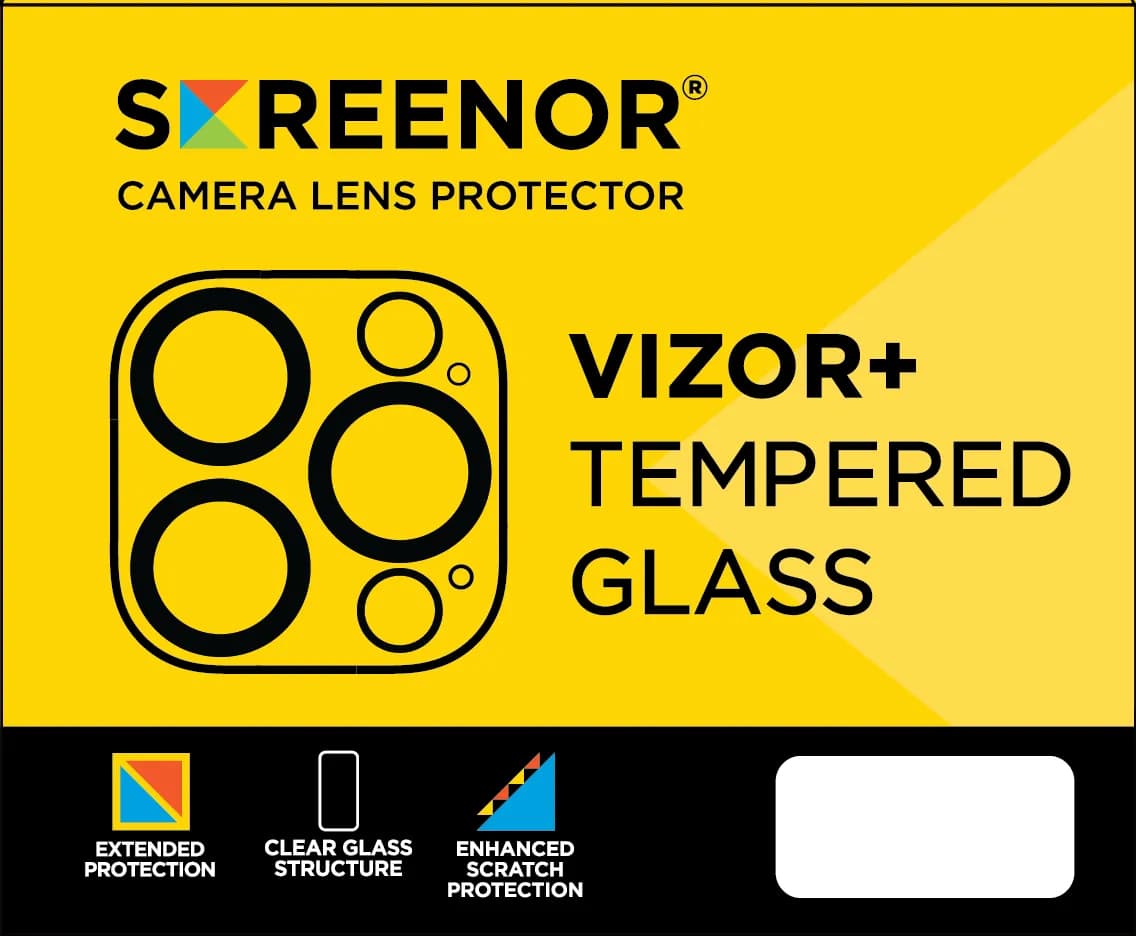 Screenor Vizor+, iPhone 16 / 16 Plus -kameran linssinsuoja