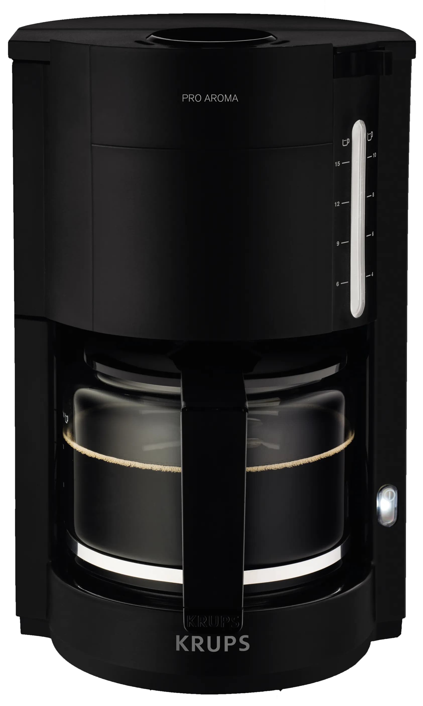 KRUPS Pro Aroma F 30908 15 kupin -kahvinkeitin, musta