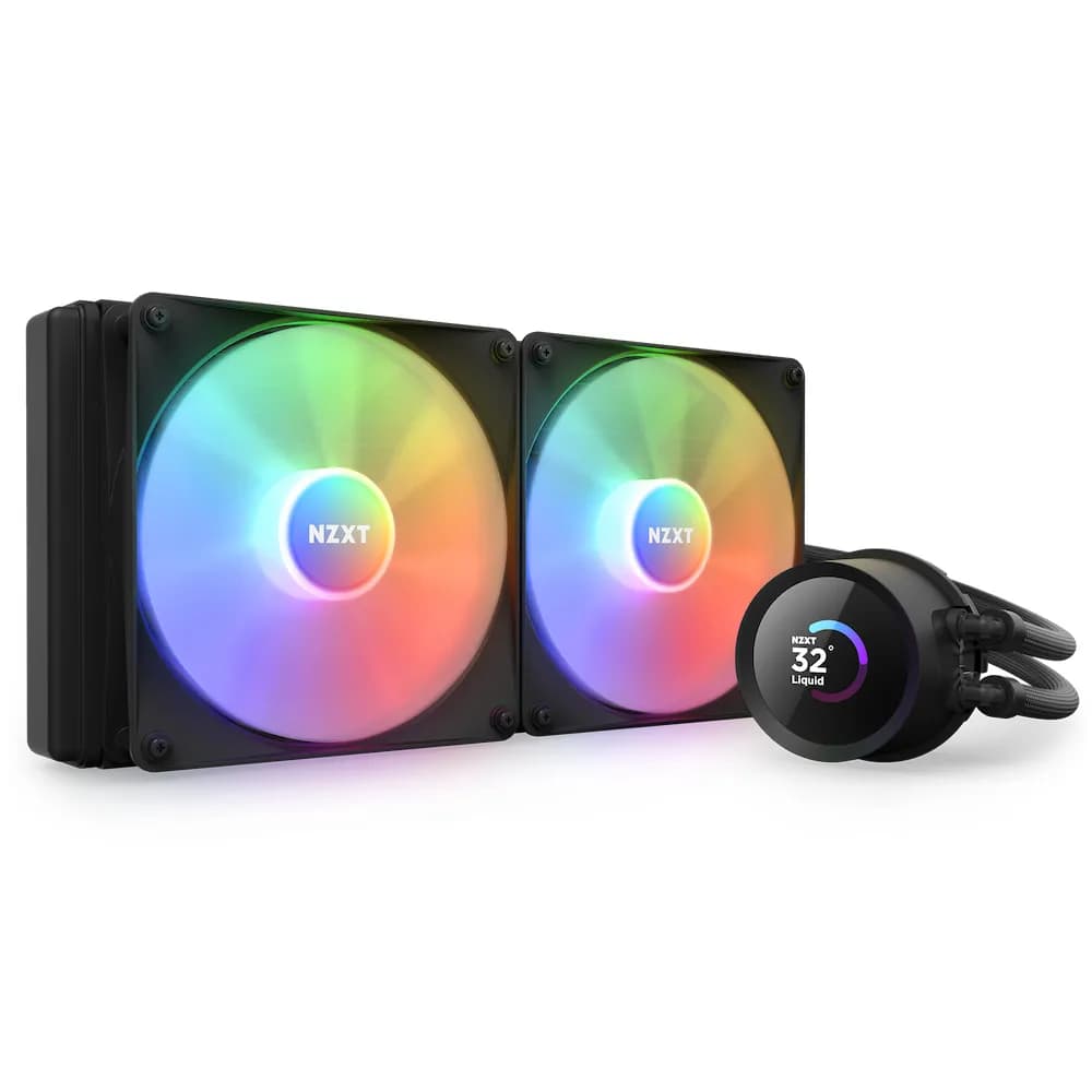 NZXT Kraken 280mm RGB -nestejäähdytin, musta