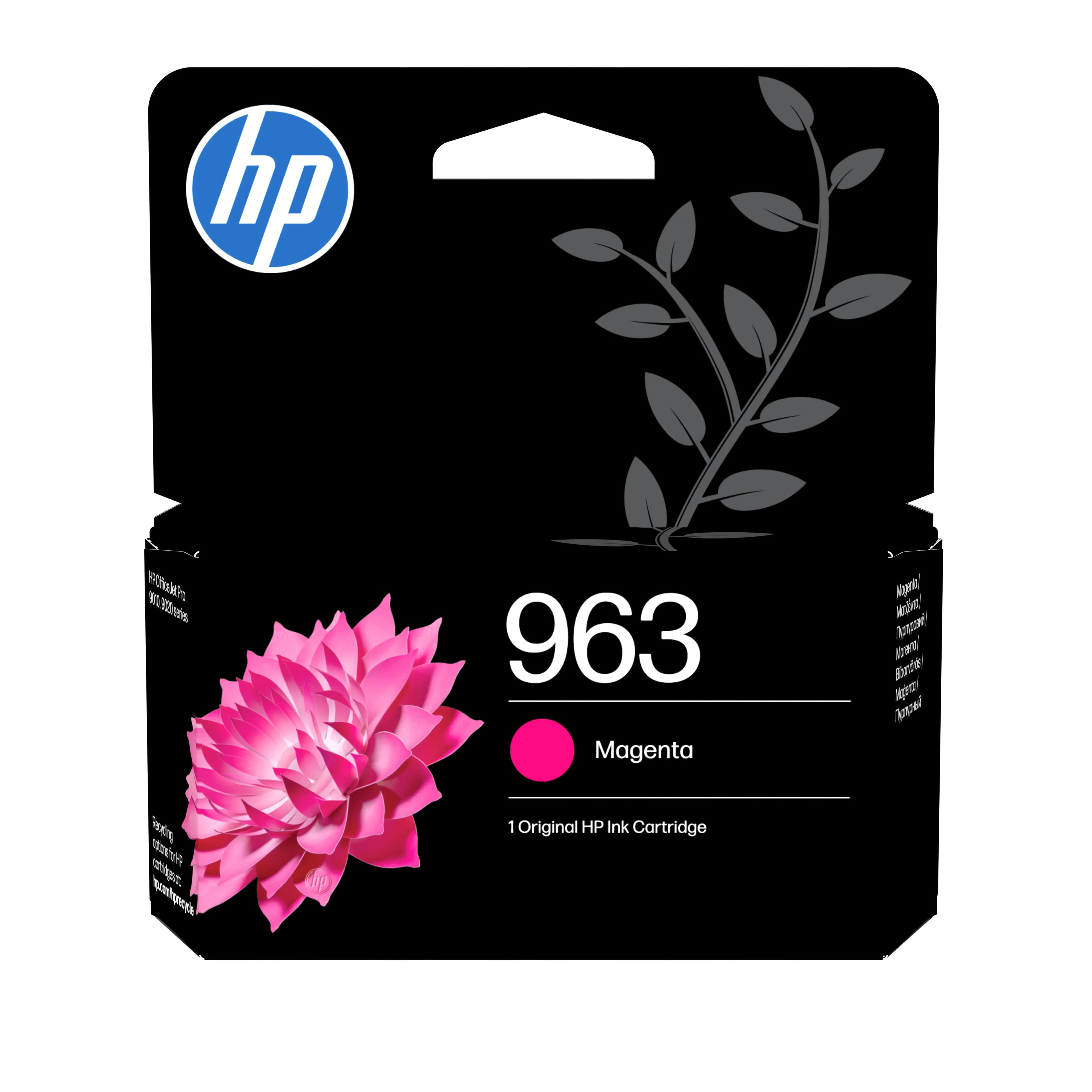 HP 963 -mustekasetti, 10.77 ml, magenta