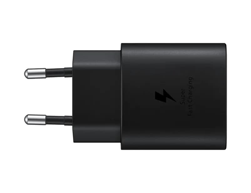 Samsung 25 W Fast Charge -laturi, Type-C -kaapelilla, musta